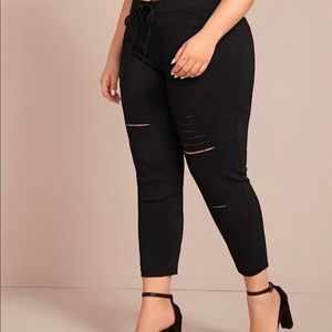 SHEIN destructed dress pants